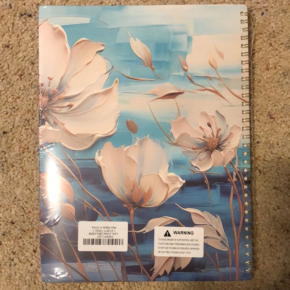 Floral Spiral Teacher Monthly Planner for 25-26 - Picture 2 of 4